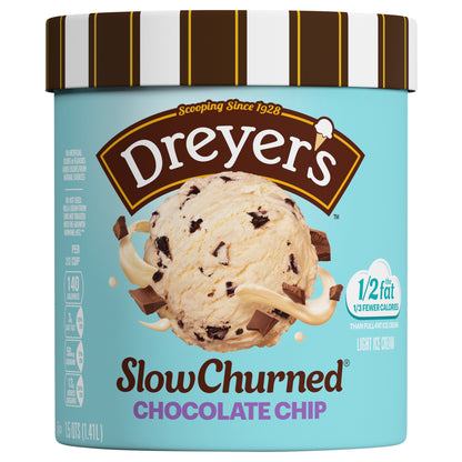 Dreyer's Slow Churned Chocolate Chip Light Ice Cream, 1.5 Qt