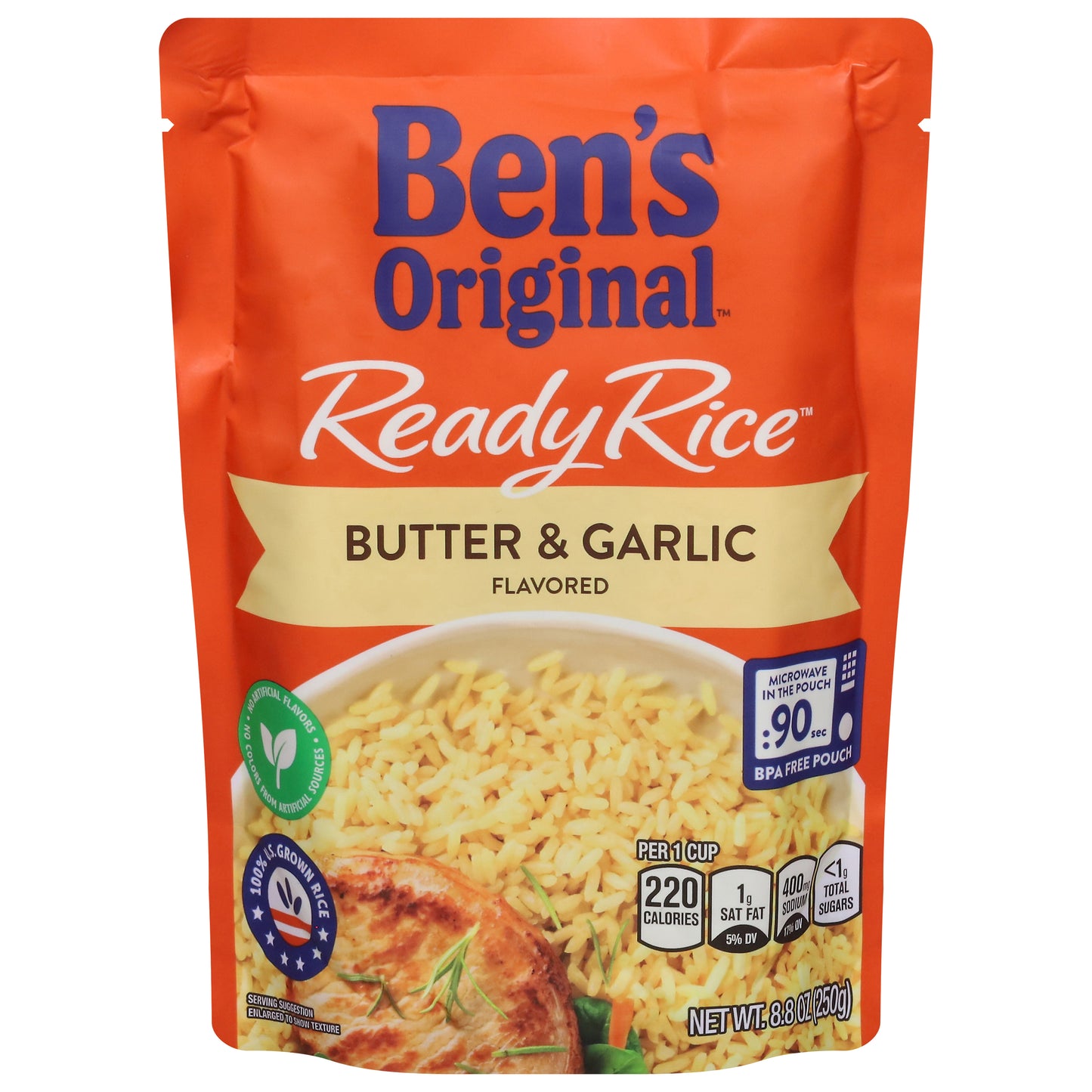 Ben's Original Butter & Garlic Flavored Ready Rice 8.8 oz