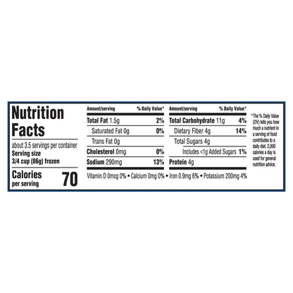 Birds Eye Steamfresh Garlic Baby Peas & Mushrooms, Frozen Vegetables, 10.8 OZ Bag