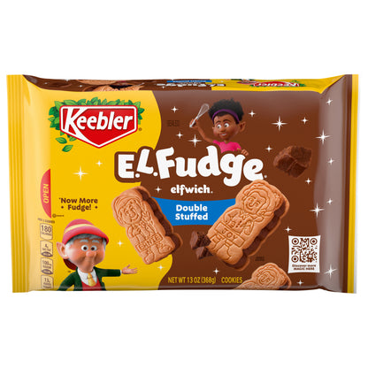 KEEBLER E.L. Fudge Elfwich Double Fudge Cookies  13oz / 368g