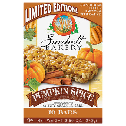 Chewy Granola Bars, Sunbelt Bakery Family Pack Pumpkin Spice