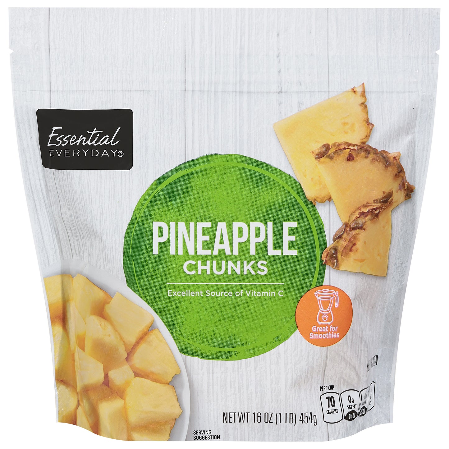Essential Everyday Pineapple Chunks 16 oz