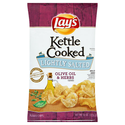 Lay's Potato Chips 8 oz - Olive Oil & Herbs