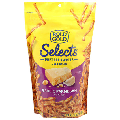 Rold Gold Selects Oven-Baked Garlic Parmesan Flavored Pretzel Twists 16 oz