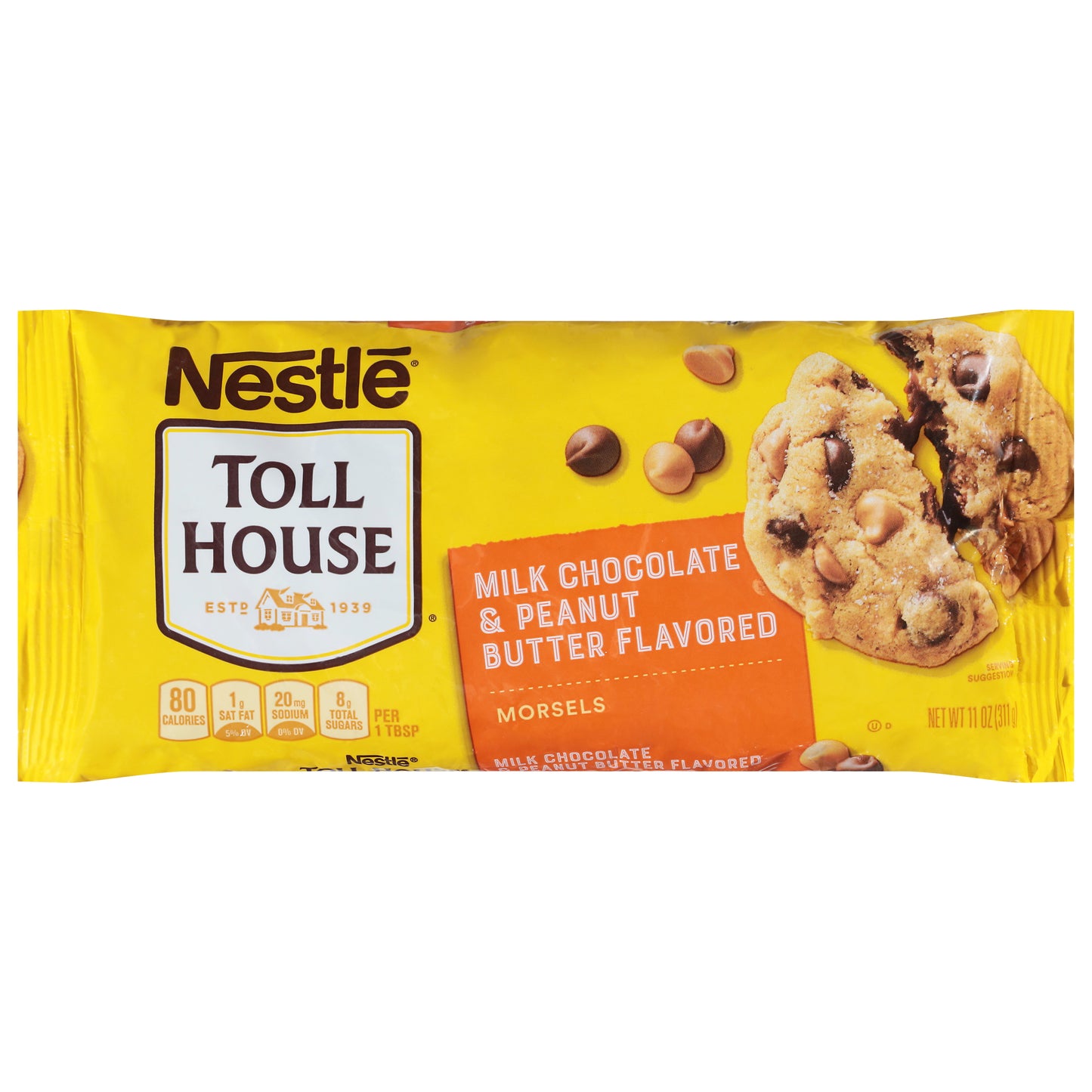 Toll House Milk Chocolate & Peanut Butter Flavored Morsels 11 oz