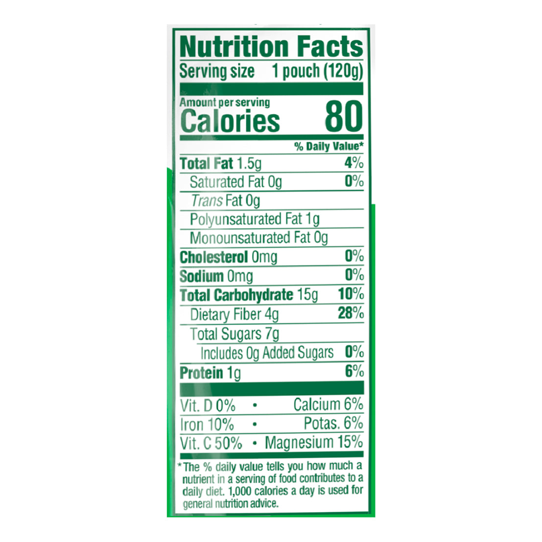 Happy Tot Organics Superfoods Stage 4 Organic Pears, Green Beans & Peas + Super Chia Pouch 4.22 oz UNIT