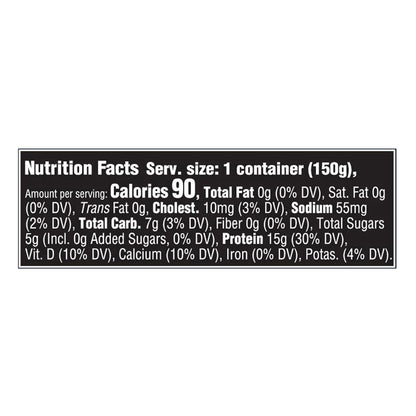 Oikos Triple Zero Banana Creme 15g Protein, 0g Added Sugar, Nonfat Greek Yogurt, 5.3 OZ Cup
