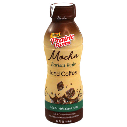 Prairie Farms, Barista Style Mocha Iced Coffee, 14 Fl Oz