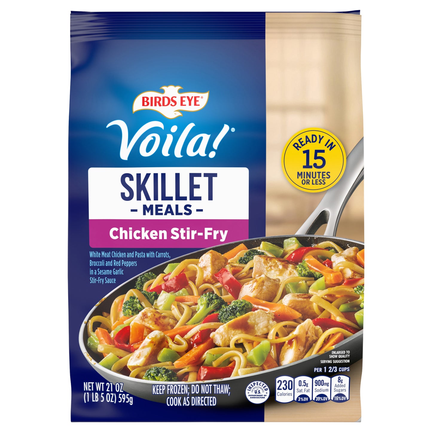 Birds Eye Voila! Chicken Stir Fry Frozen Meal, 21 oz. Bag