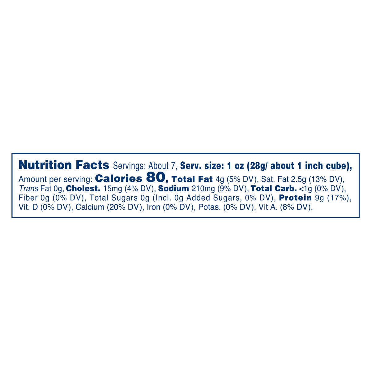 Kraft Reduced Fat Pepper Jack Protein 7 oz Block