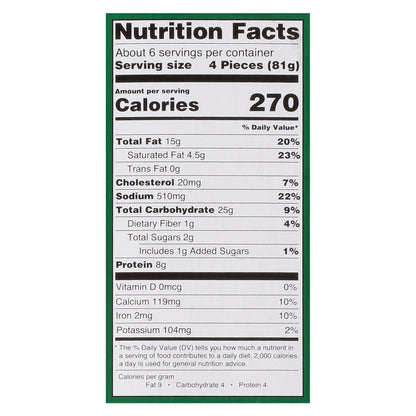 Louisa Four Cheese Toasted Ravioli 16 oz Box