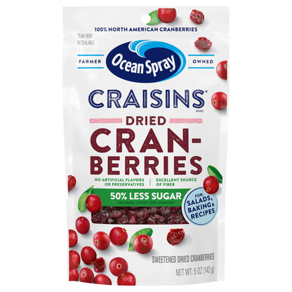 Ocean Spray 5oz Craisins® Dried Cranberries- Reduced Sugar