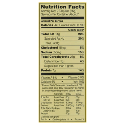Jose Ole Beef & Cheese Taquitos 15 - 1.5 oz Taquitos