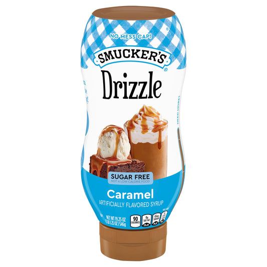 Smucker’s Drizzle Sugar Free Caramel Artificially Flavored Syrup, 19.25 Oz. Squeeze Bottle