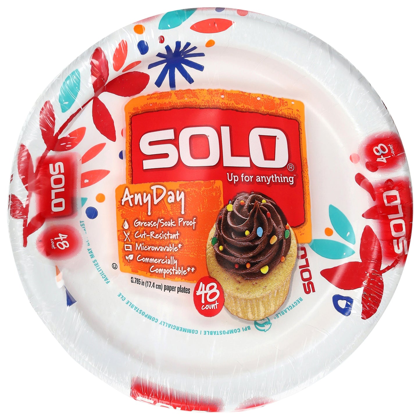 Solo Paper Plates 48 Each