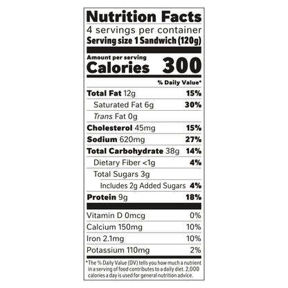 Hot Pockets Bacon Egg and Cheese, Frozen Snacks, Air Fryer Snacks, 9g Protein, 4PK