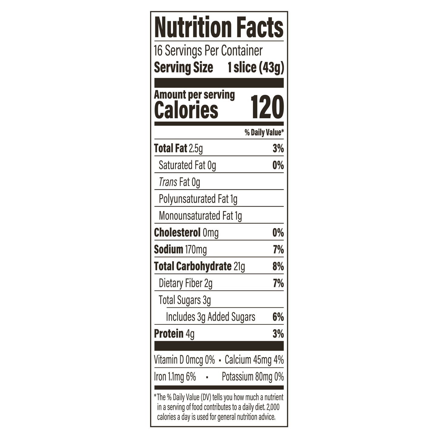 Brownberry Oatnut Bread, 24 oz