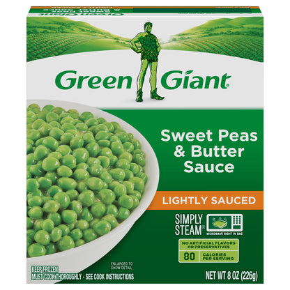 Green Giant Simply Steam Lightly Sauced Sweet Peas & Butter Sauce 8 oz