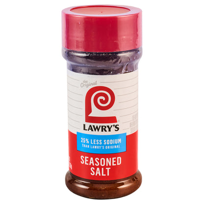 Lawry's 25% Less Sodium Seasoned Salt, 8.0 oz