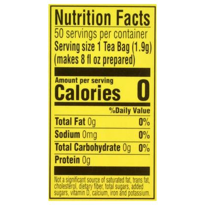 Lipton Yellow Label Decaffeinated Black Tea 50 Tea Bags