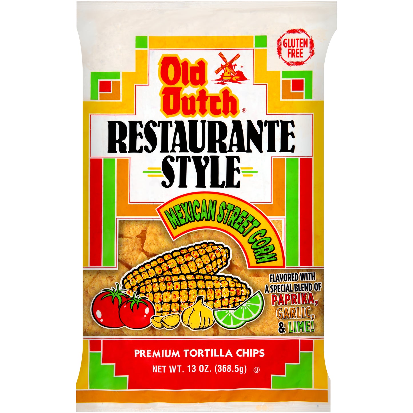 Old Dutch® Restaurante Style Mexican Street Corn Premium Tortilla Chips 13 oz. Bag