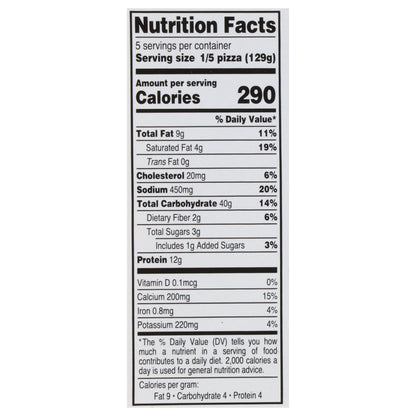 Orv's Ultimate Rizer Extra Cheese Pizza 22.77 oz