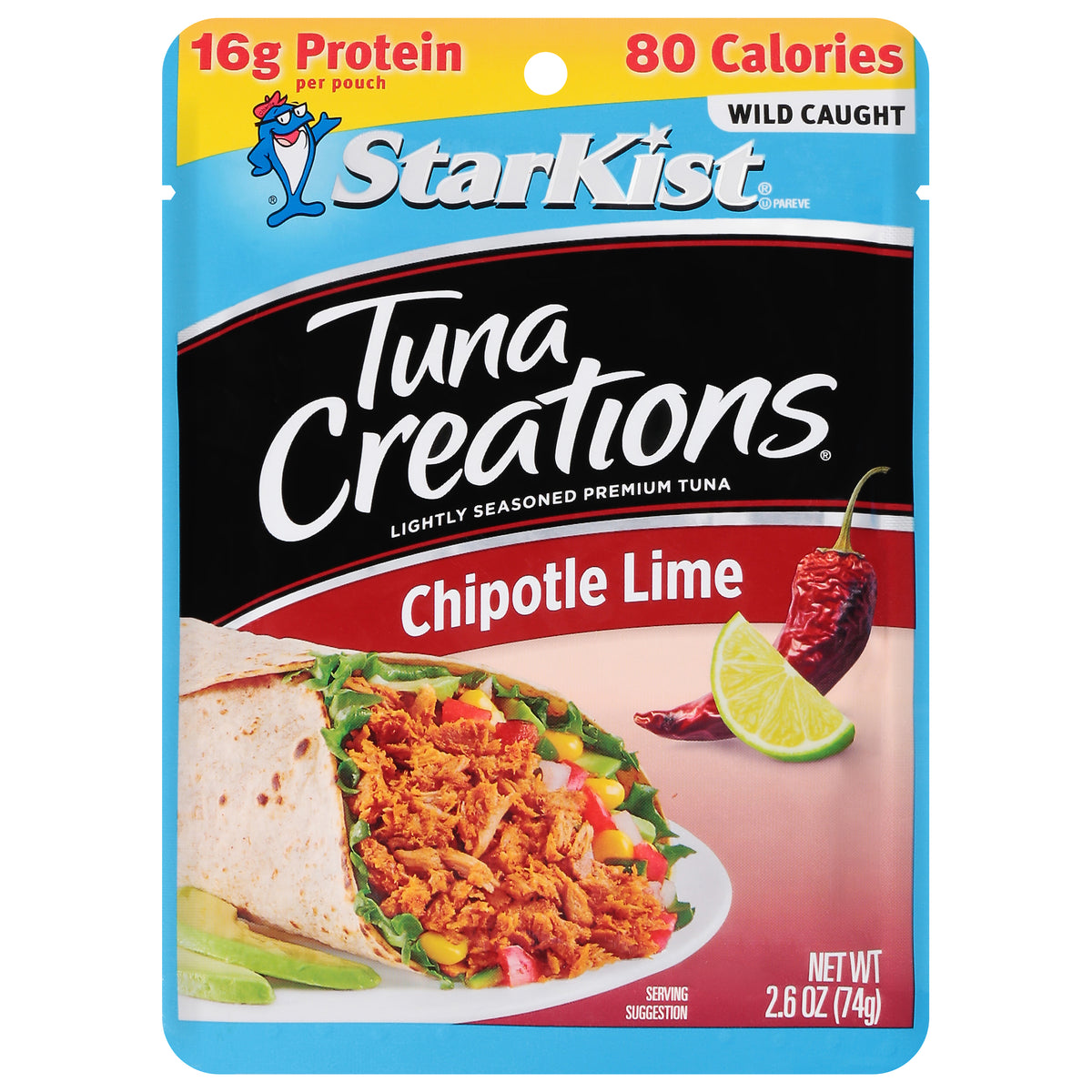 StarKist Tuna Creations Wild Caught Chipotle Lime Tuna 2.6 oz