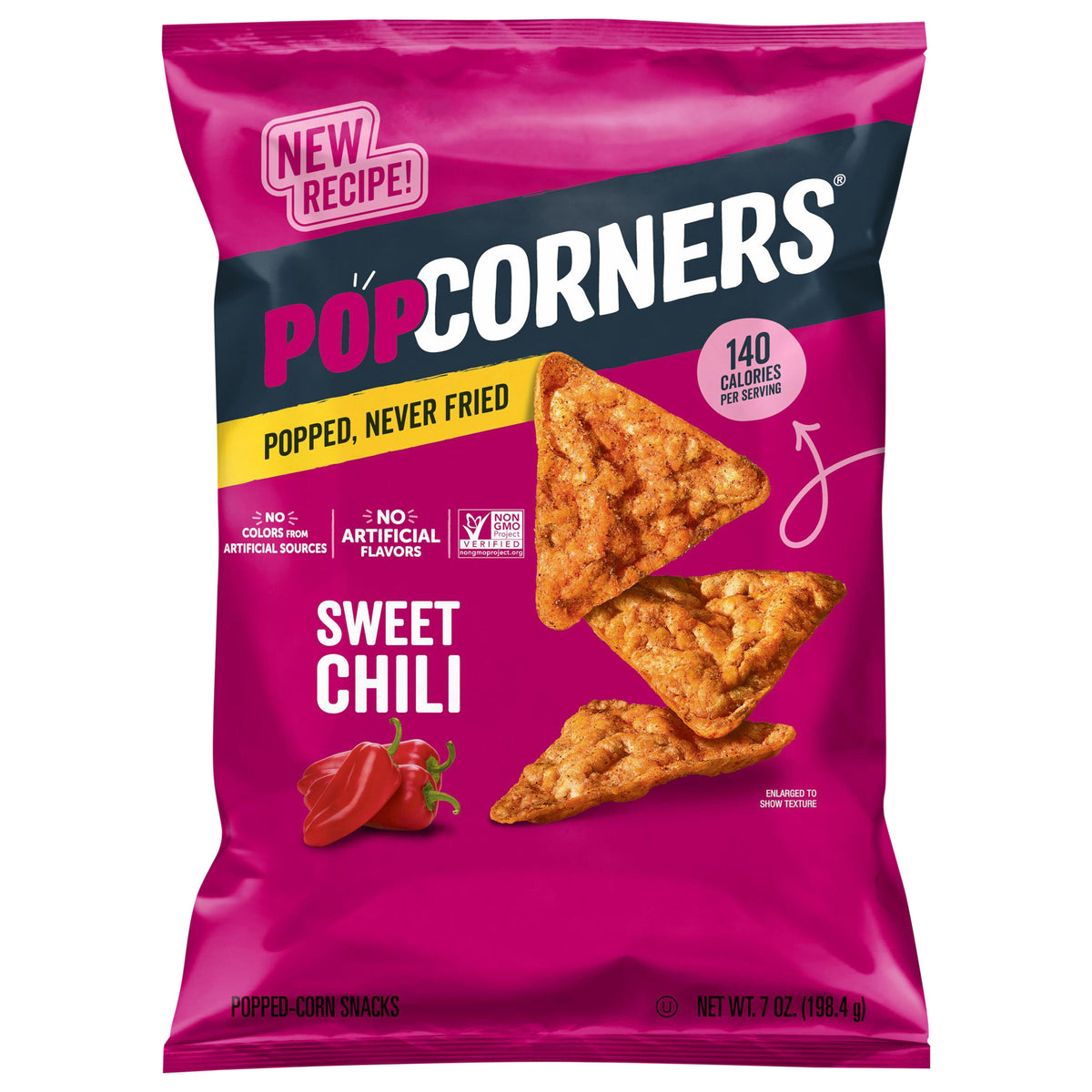 PopCorners Popped-Corn Snack Sweet Chili 7 Oz