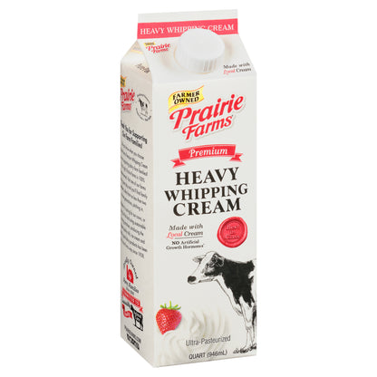 Prairie Farms Premium Heavy Whipping Cream 1 qt