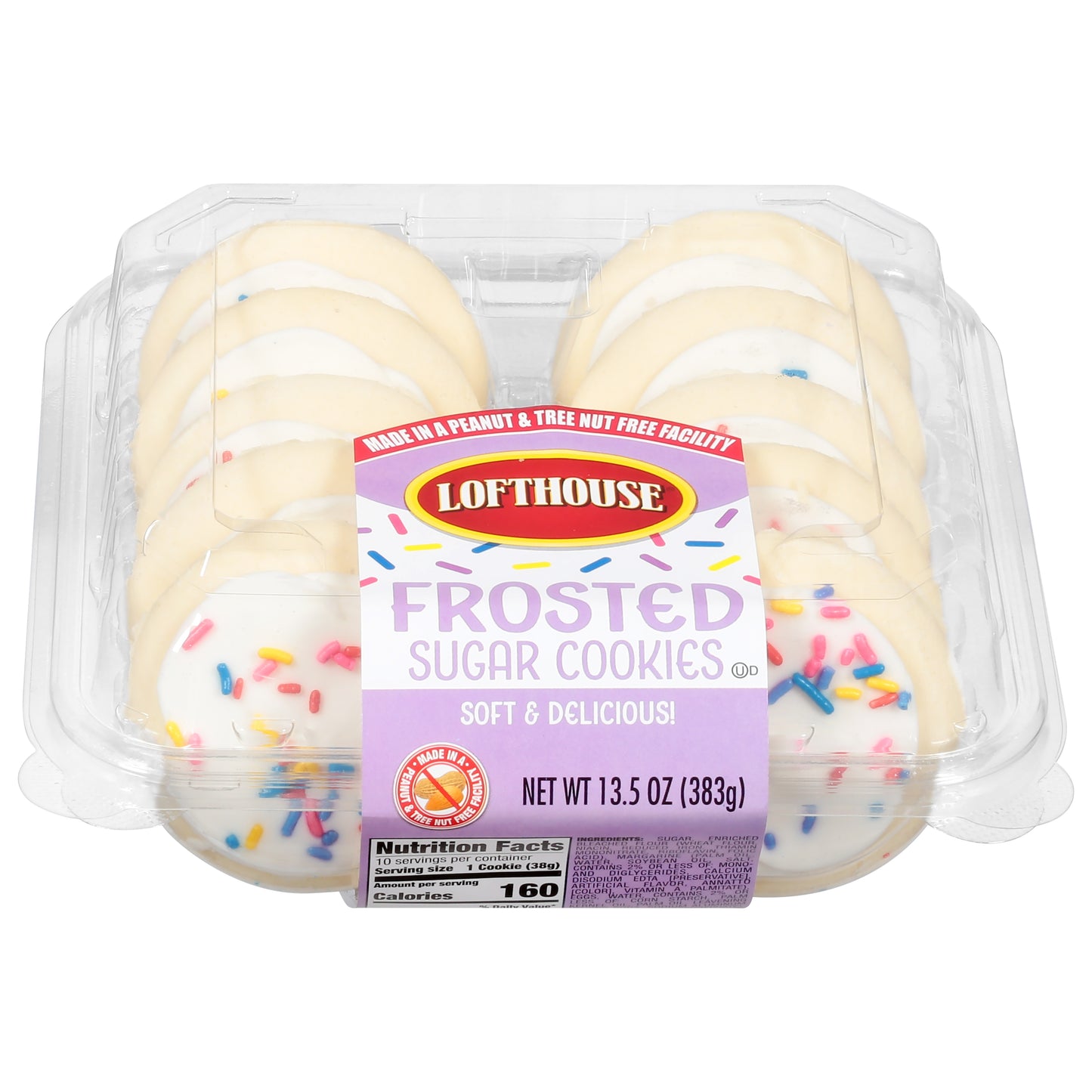 Lofthouse Frosted Sugar Cookies 13.5 oz - Purple