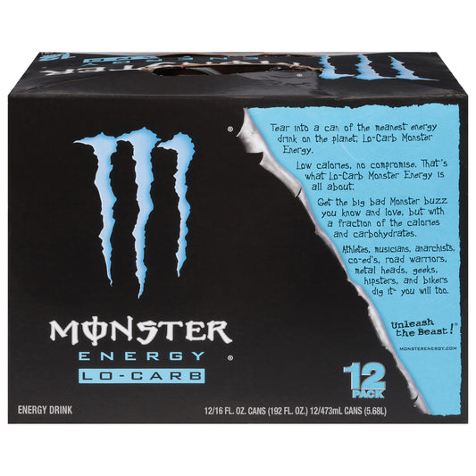 Monster Energy Drink 12 - 16 fl oz Cans