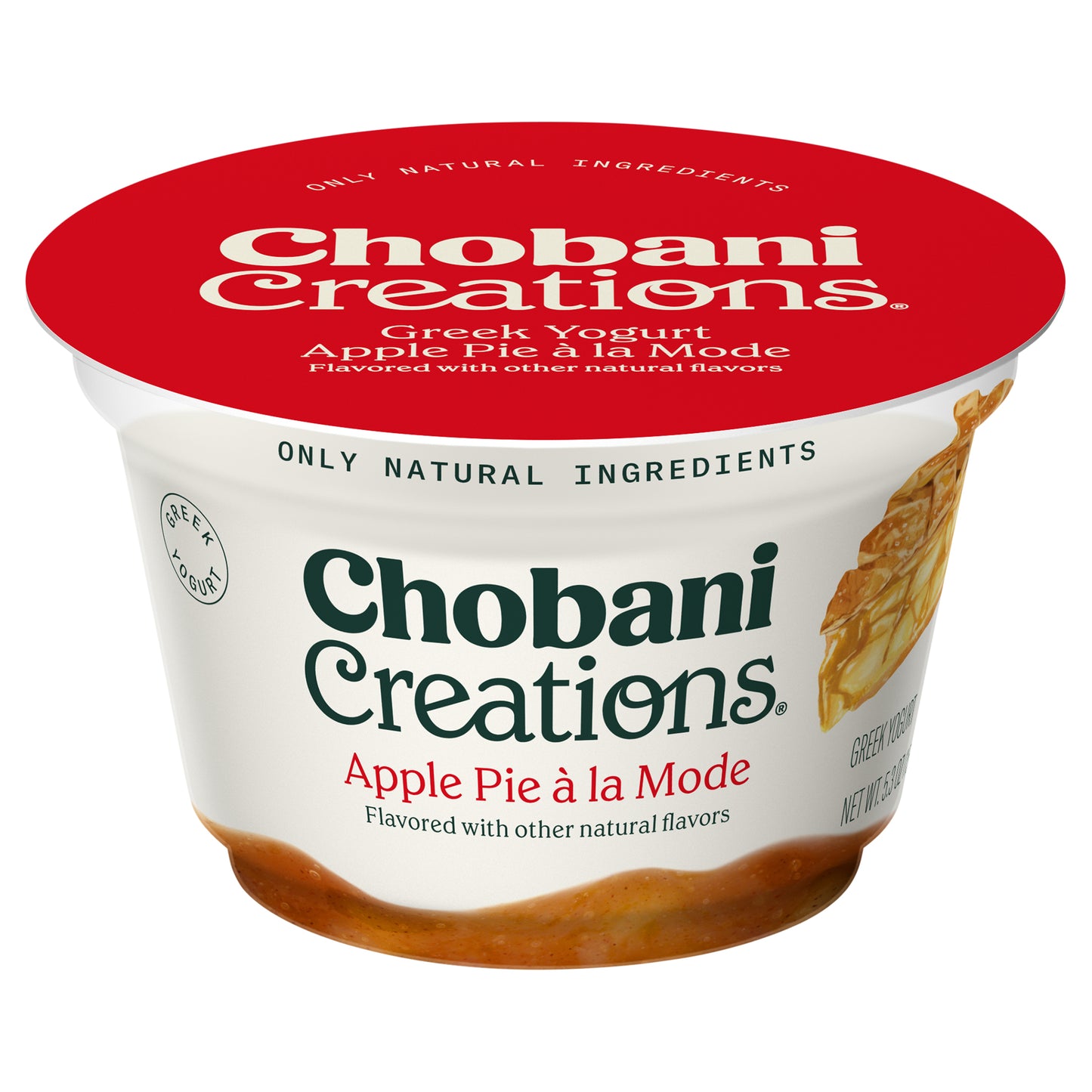 Chobani Creations Greek Apple Pie a La Mode Yogurt 5.3 oz