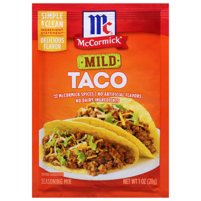 McCormick Mild Taco Seasoning Mix 1 oz - MILD TACO