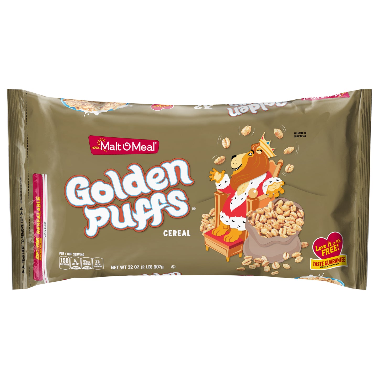 Malt O Meal Golden Puffs Cereal Super Size 32 oz