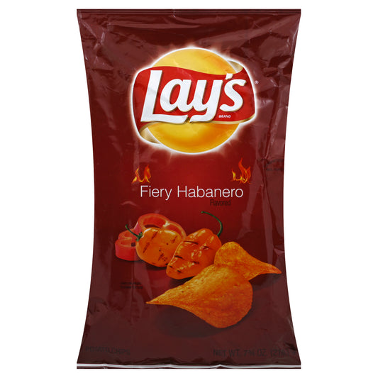 Lay's Potato Chips 7.75 oz - Fiery Habanero
