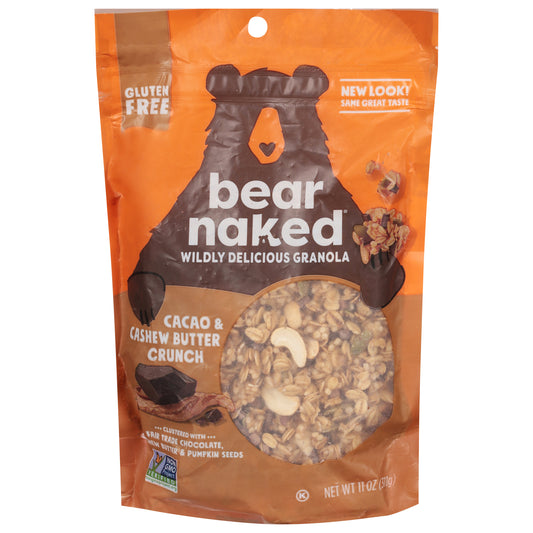 Bear Naked Wildly Delicious Cacao & Cashew Butter Crunch Granola 11 oz