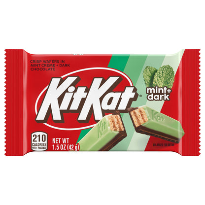KIT KAT® DUOS Dark Chocolate Mint Wafer Candy Bar, 1.5 oz