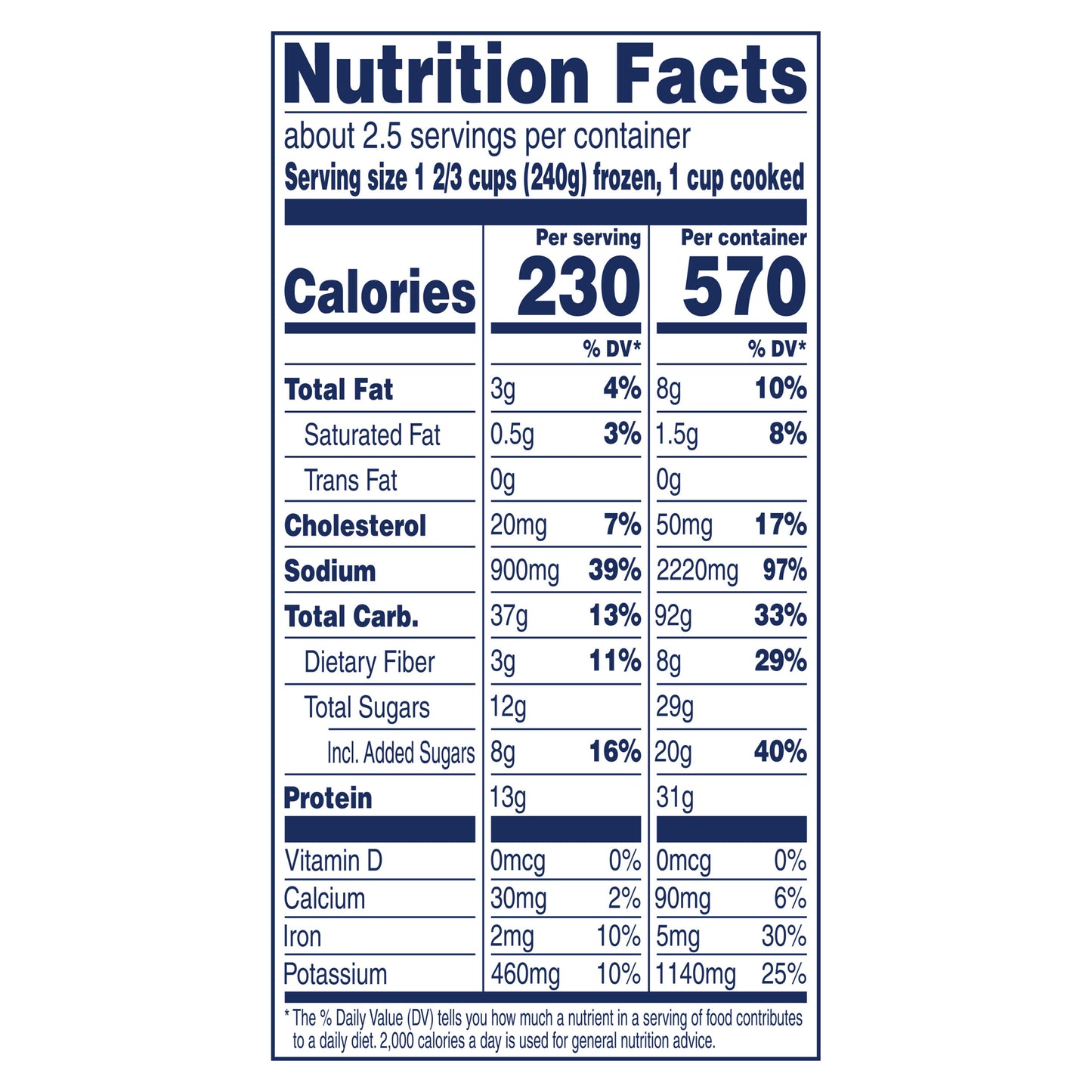 Birds Eye Voila! Chicken Stir Fry Frozen Meal, 21 oz. Bag