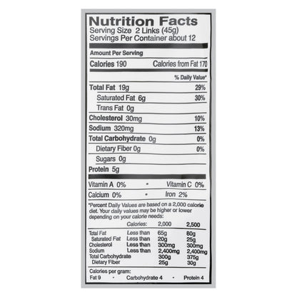 Smithfield All Natural Hometown Original Pork Sausage 20 oz