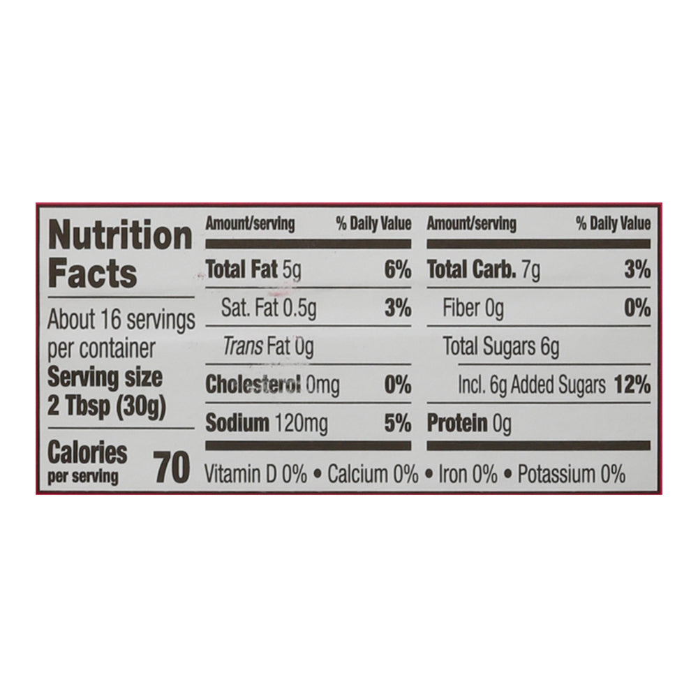 Newman's Own Raspberry Walnut Vinaigrette Dressing 16 fl oz
