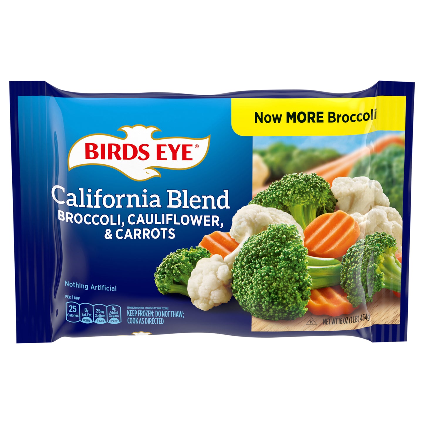Birds Eye Broccoli Florets, Cauliflower & Carrots, Frozen Vegetables Mix, 16 oz. Bag