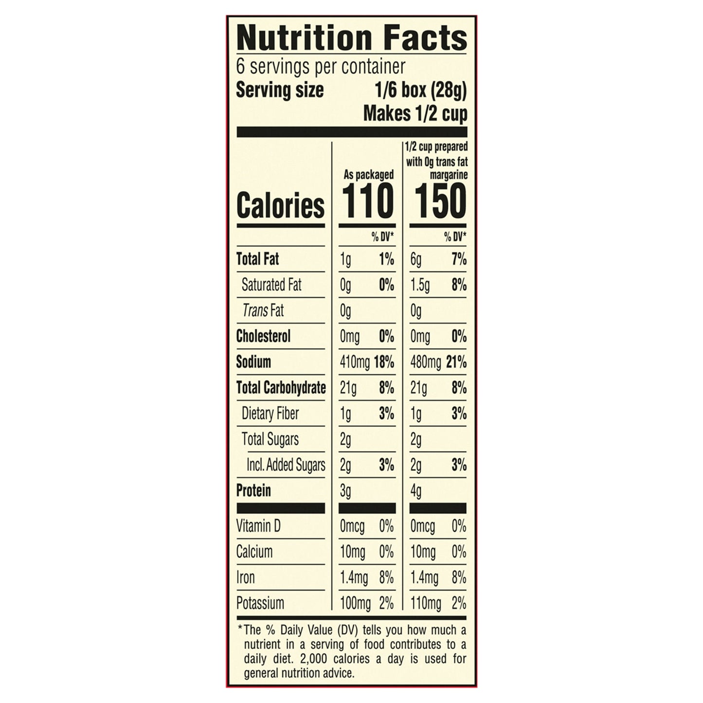 Stove Top Stuffing Mix for Turkey, 6 oz Box