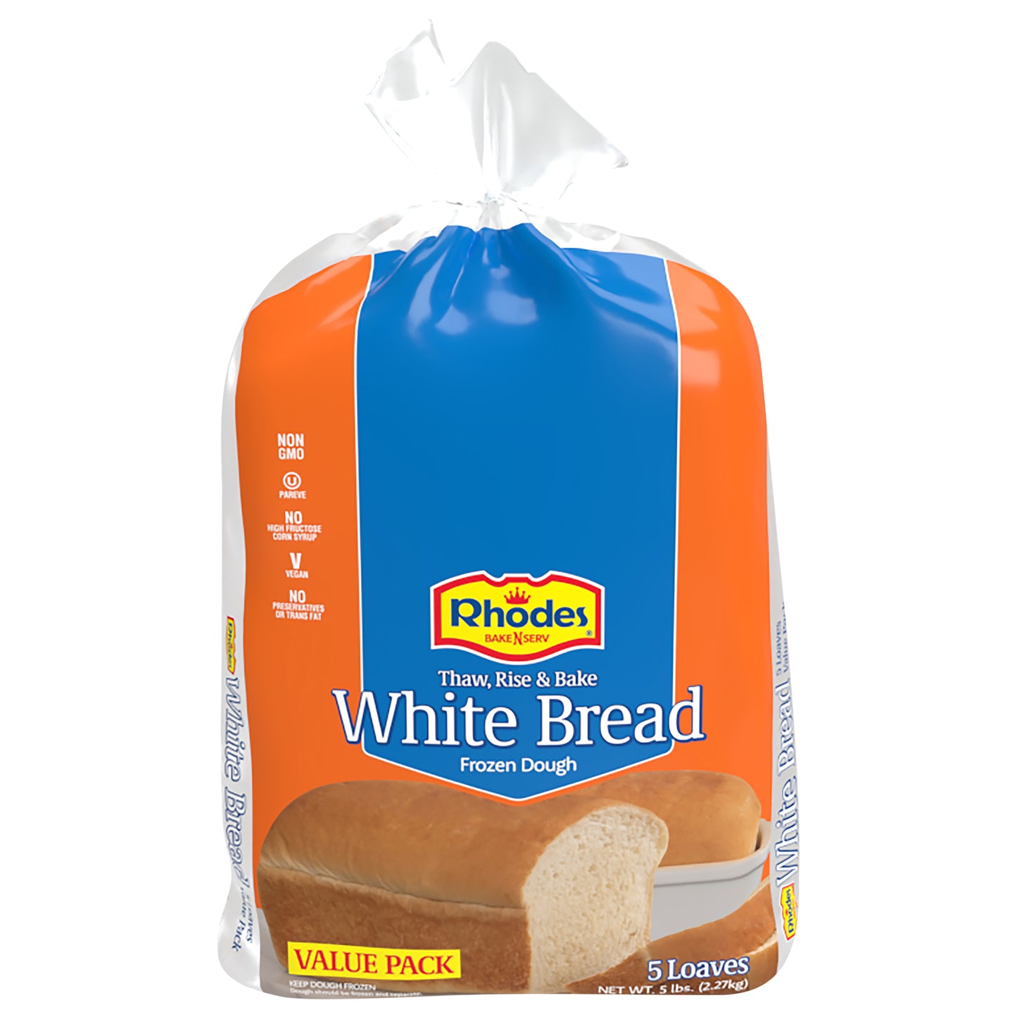 Rhodes White Bread Value Pack 5 ea