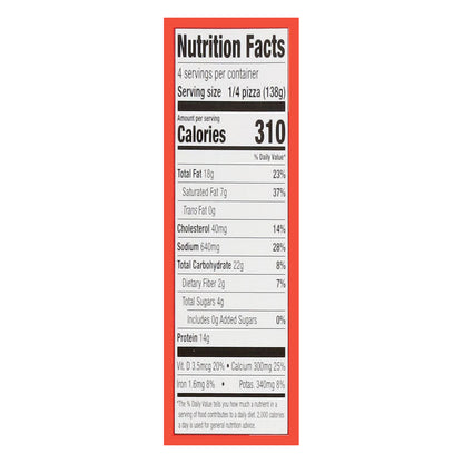 Bellatoria Ultra Thin Crust Ultimate Supreme Pizza 19.41 oz