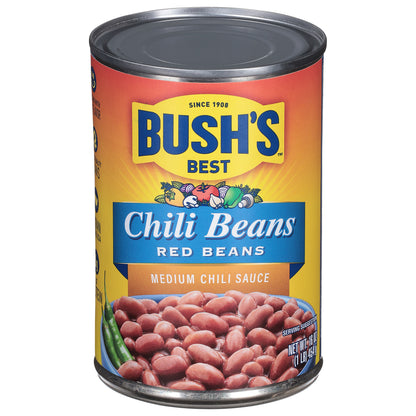 Bush's Best Chili Beans Medium Chili Sauce Red Beans 16 oz