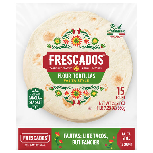Frescados Fajita Style Flour Tortillas 15-ct. Bag
