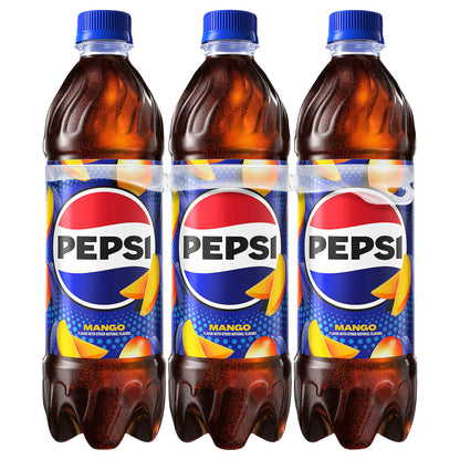Pepsi Mango Soda 3 - 16.9 fl oz Bottles