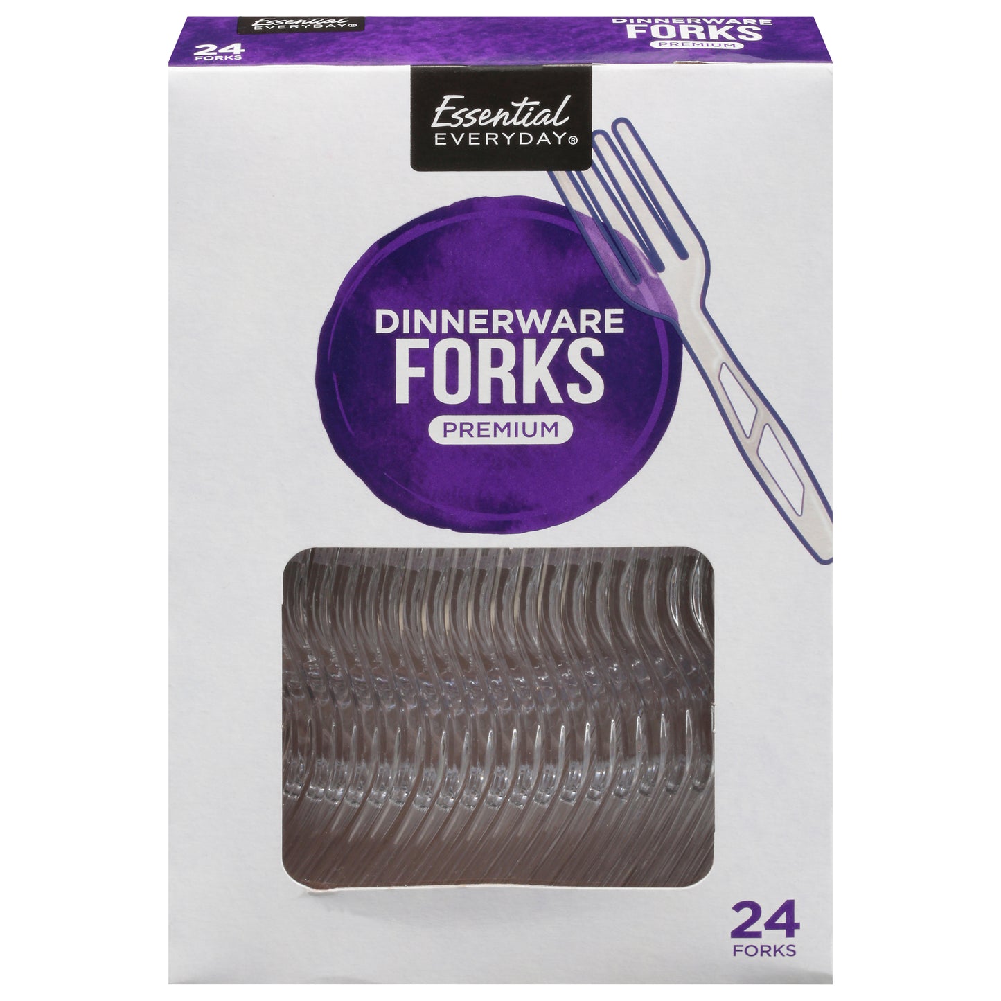 Essential Everyday Premium Dinnerware Forks 24 ea
