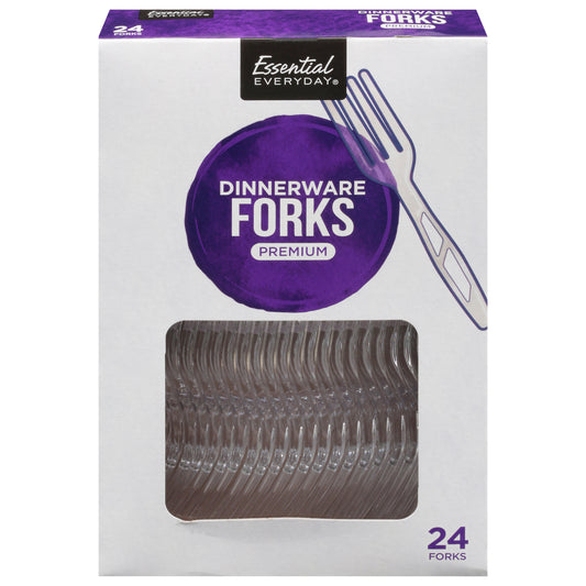 Essential Everyday Premium Dinnerware Forks 24 ea