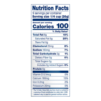Crystal Farms Finely Shredded Cheddar Cheese, 8 oz